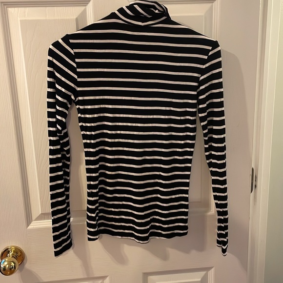 Striped Turtleneck T-Shirt XS - Picture 4 of 4